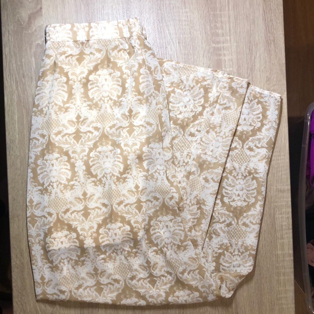 Cream & Tan Maxi Skirt